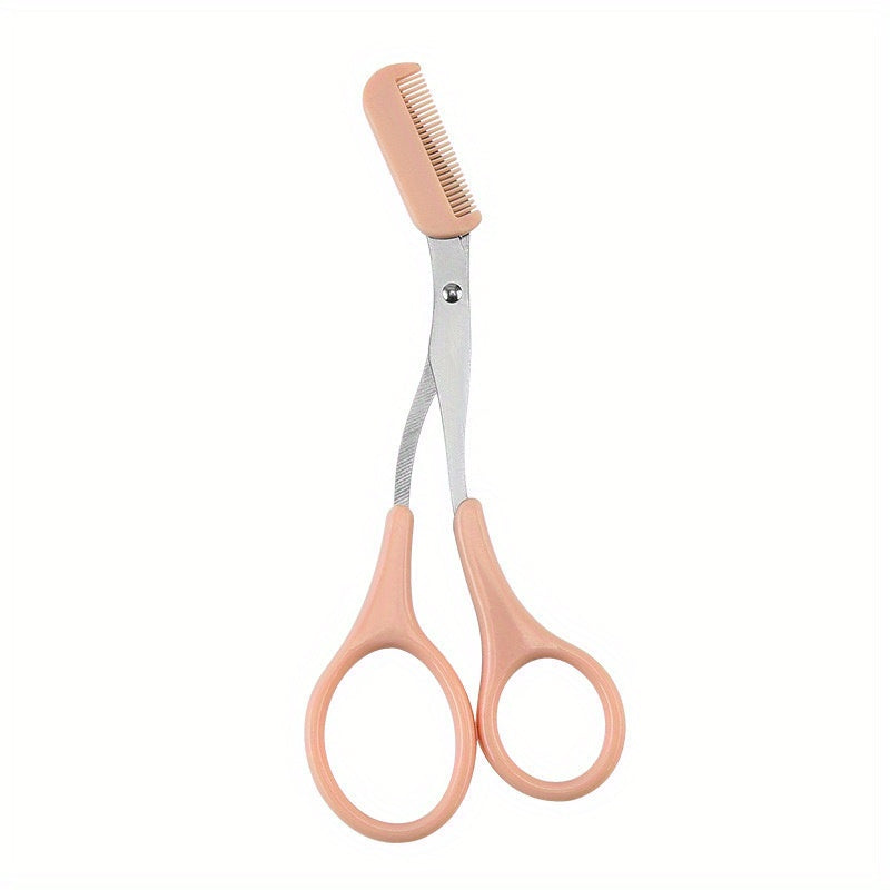 💖 Precision Eyebrow Scissors with Built-in Comb – Perfect Cut with Style! 💖