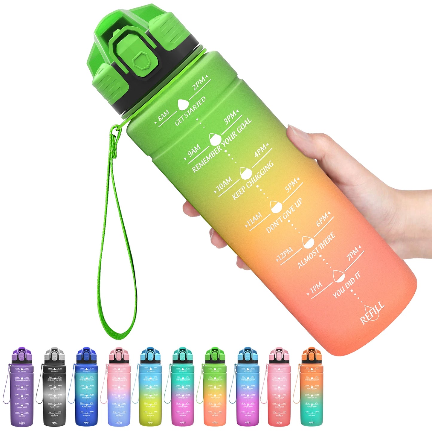 BPA-Free Sports Water Bottle 500-1000ml – Portable and Leak-Proof! 💧🚶‍♂️