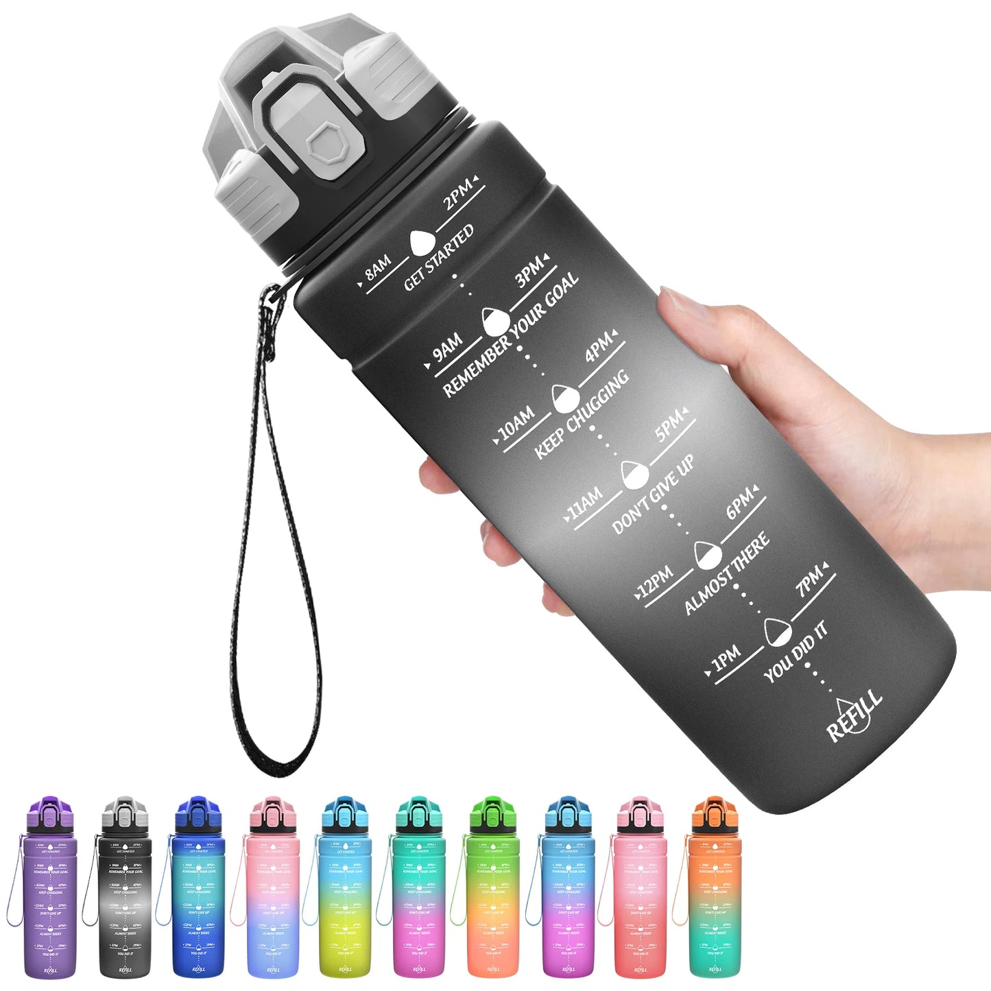 BPA-Free Sports Water Bottle 500-1000ml – Portable and Leak-Proof! 💧🚶‍♂️