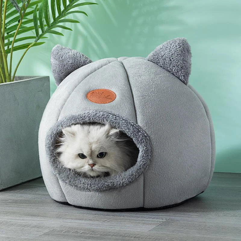 🐱 Cozy Cave Bed for Cats and Small Dogs – Comfort and Warmth Guaranteed!