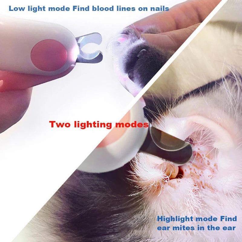 🐾 Nail Clipper with LED – Safety and Precision for Your Pet!