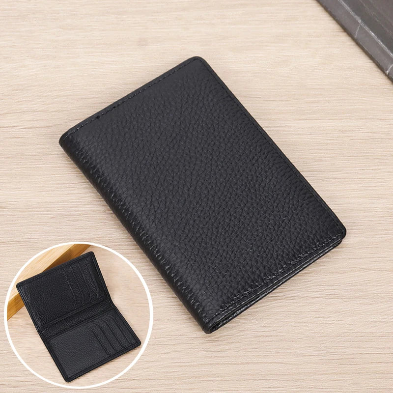 Genuine Leather Card Wallet – Elegance and Organization for Men! 💼