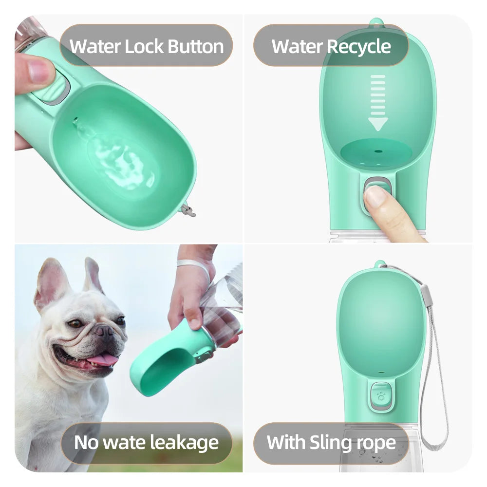 💧 Portable Pet Water Bottle – Practical Hydration Anywhere!