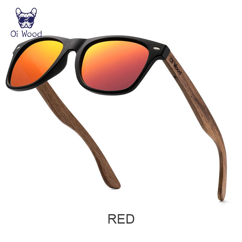 Óculos de Sol de Madeira Oi Wood – Estilo Natural e Proteção Polarizada! 🕶️