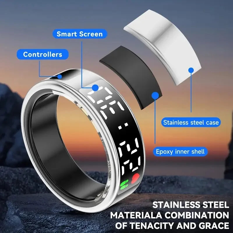 Smart Ring SR08 – Health and Style Monitoring on Your Finger! 💍✨