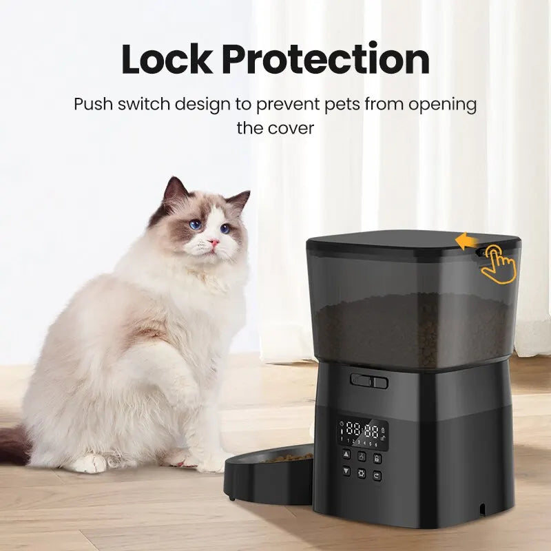 🐾 ROJECO Automatic Pet Feeder – Practicality and Control over Your Pet’s Feeding!