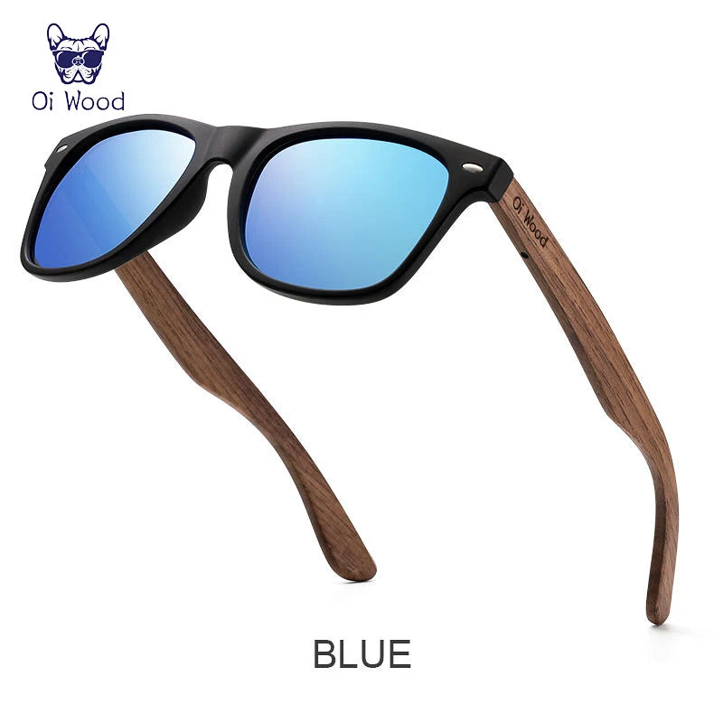 Óculos de Sol de Madeira Oi Wood – Estilo Natural e Proteção Polarizada! 🕶️