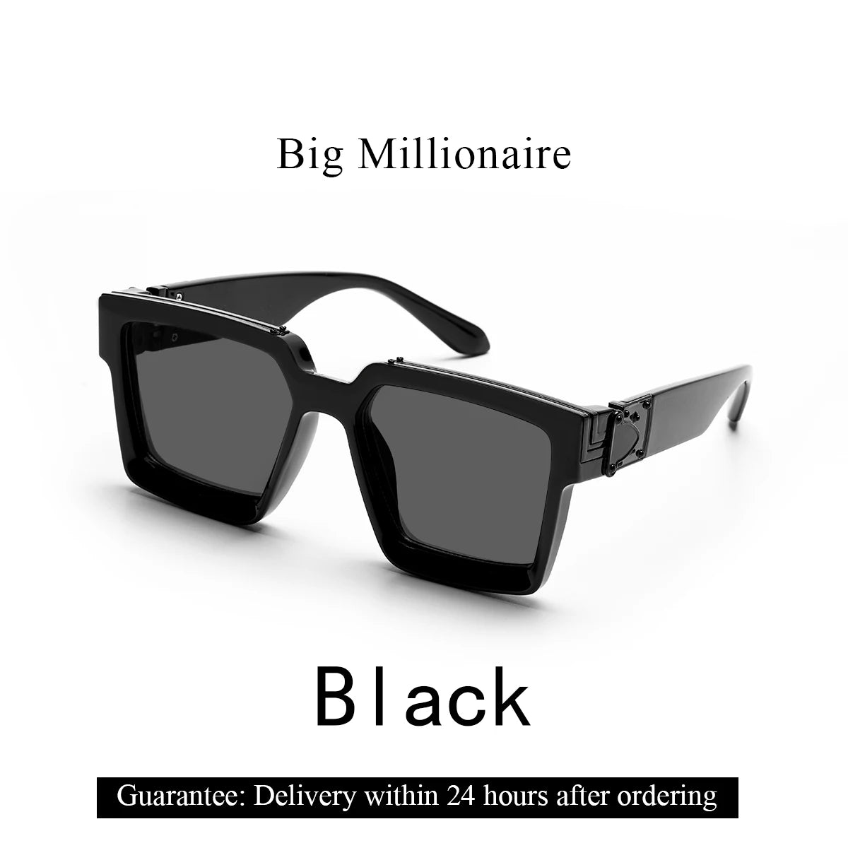 Óculos de Sol Millionaire Retro – Luxo e Estilo Atemporal para Homens e Mulheres! 🕶️