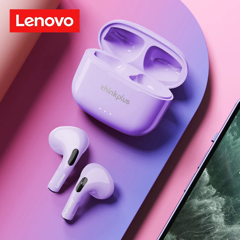 Lenovo LP40 Plus Headphones – Bluetooth 5.3 with Noise Cancelling and Mic for Gaming and Sports! 🎧📱