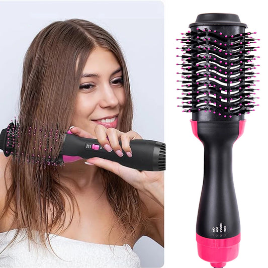 3-in-1 Hair Dryer Brush – Dry, Style and Add Volume in One Step! 💨✨