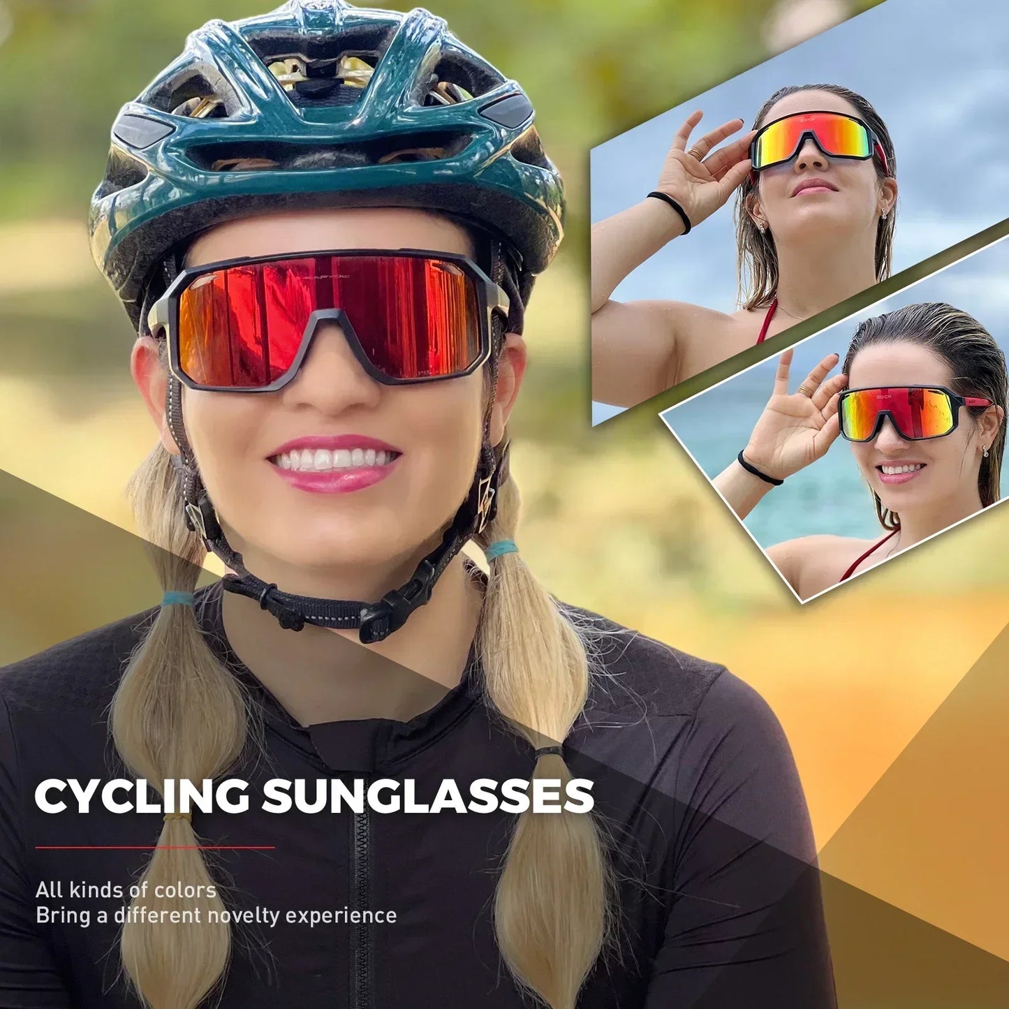 Óculos de Sol SCVCN para Ciclismo – Proteção e Estilo para Atividades ao Ar Livre! 🚴‍♂️☀️