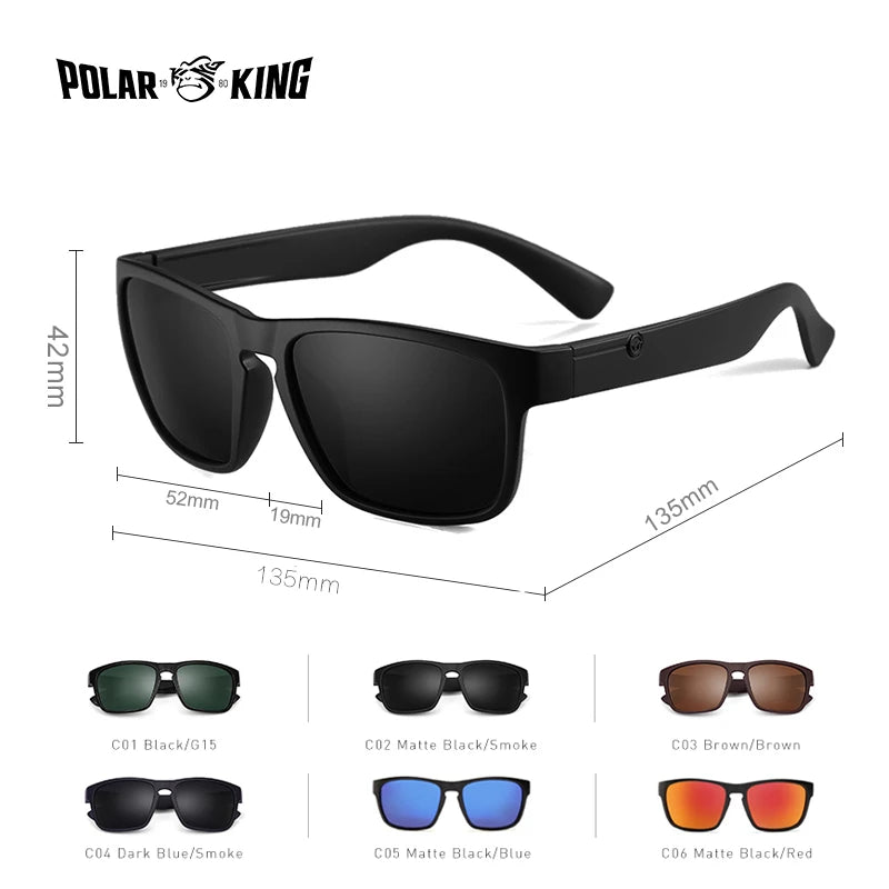 Óculos de Sol Polarizados Polarking – Estilo e Proteção para Homens! 🕶️🌞