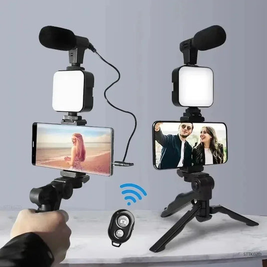 🎥 Professional Tripod Kit for Live Streaming and Vlogging – Studio Quality in Your Hands! ✨