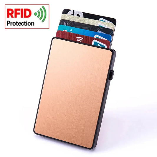 Carteira Pop-Up RFID Slim – Proteção e Estilo para Seus Cartões! 💳