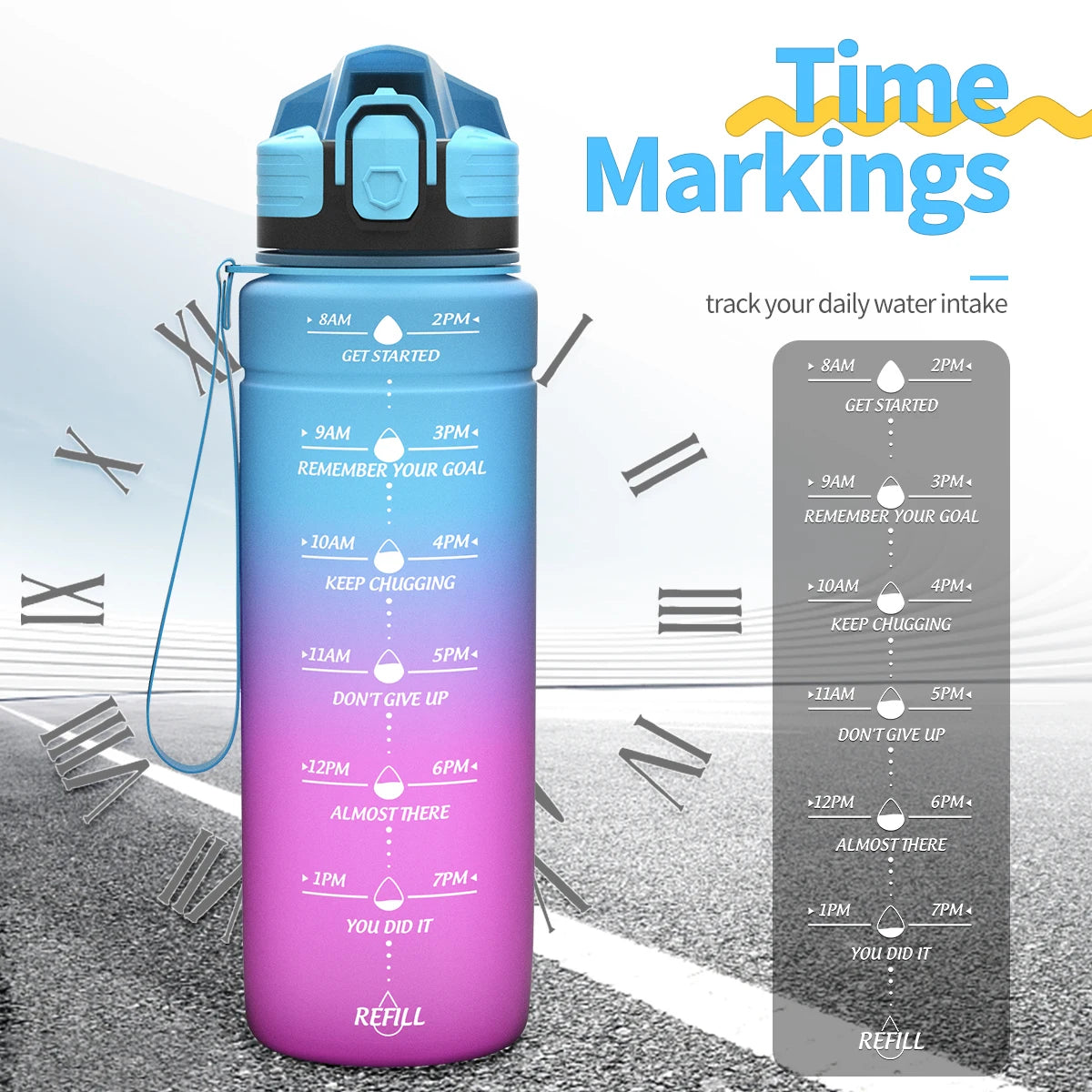 BPA-Free Sports Water Bottle 500-1000ml – Portable and Leak-Proof! 💧🚶‍♂️