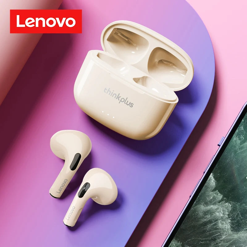 Lenovo LP40 Plus Headphones – Bluetooth 5.3 with Noise Cancelling and Mic for Gaming and Sports! 🎧📱