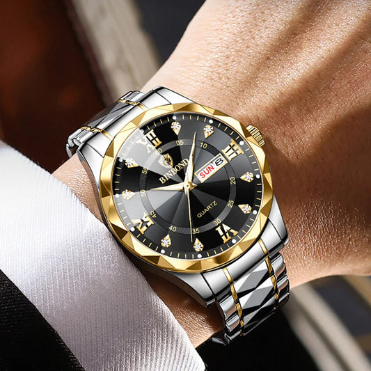 BINBOND Luxury Men's Watch – Elegance and Precision in Every Detail