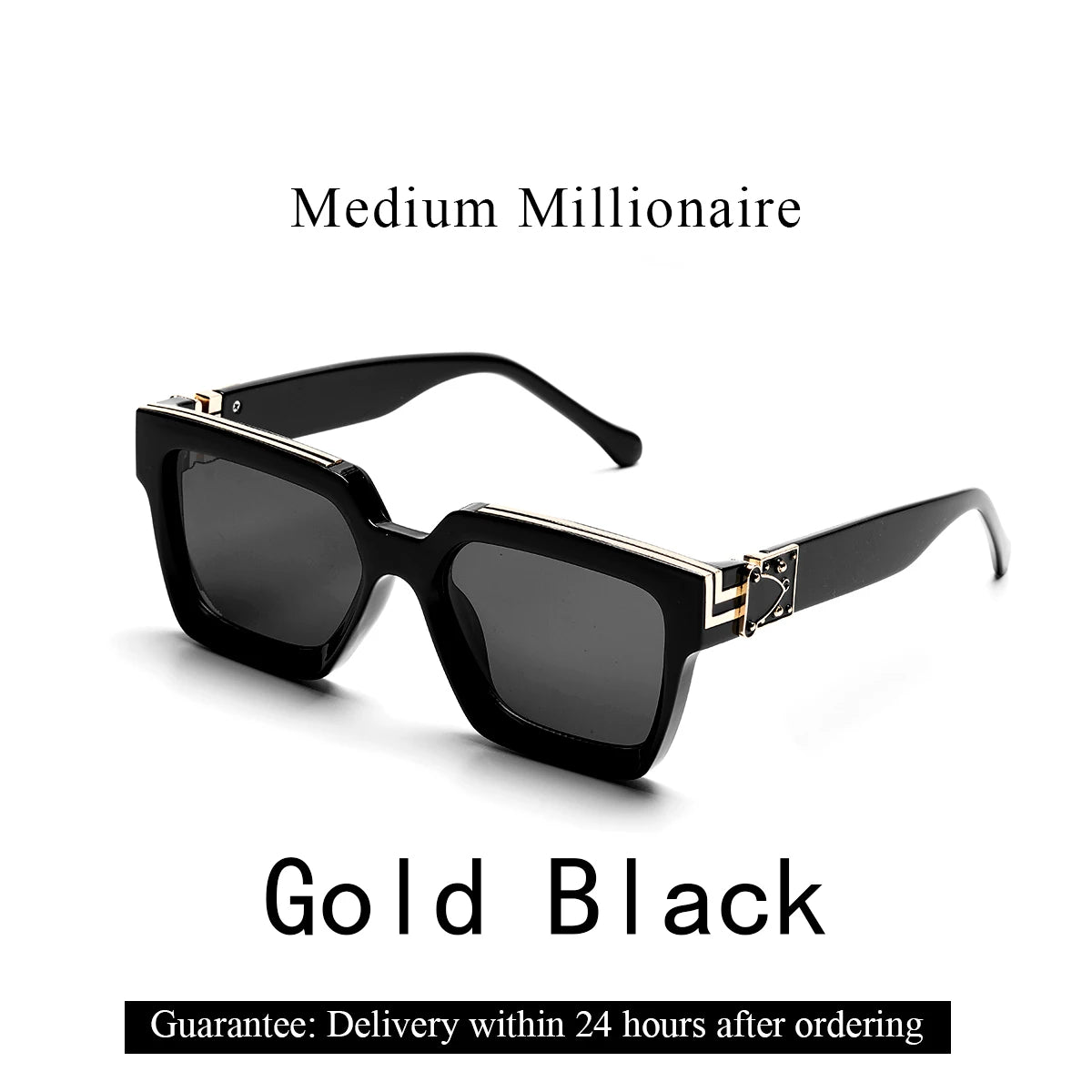 Óculos de Sol Millionaire Retro – Luxo e Estilo Atemporal para Homens e Mulheres! 🕶️