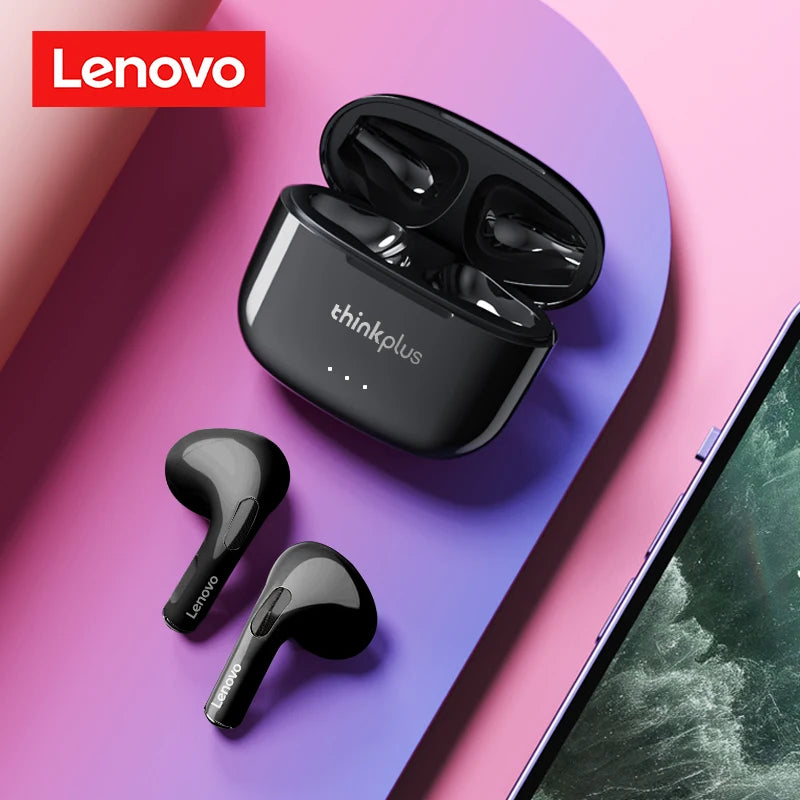 Lenovo LP40 Plus Headphones – Bluetooth 5.3 with Noise Cancelling and Mic for Gaming and Sports! 🎧📱