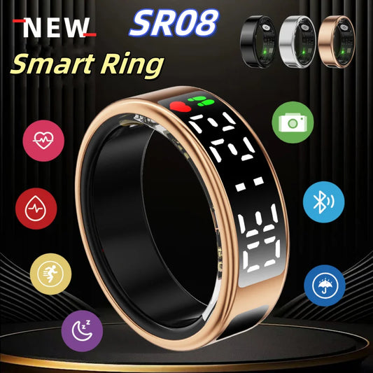 Smart Ring SR08 – Health and Style Monitoring on Your Finger! 💍✨