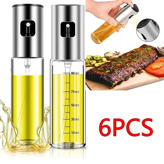 Stainless Steel and Glass Oil Sprayer – Precision and Flavor in the Right Measure!