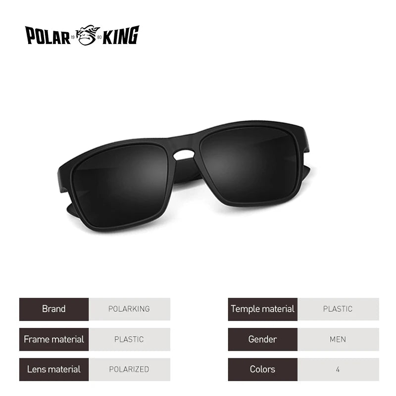 Óculos de Sol Polarizados Polarking – Estilo e Proteção para Homens! 🕶️🌞