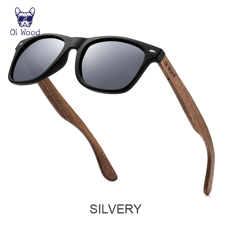 Óculos de Sol de Madeira Oi Wood – Estilo Natural e Proteção Polarizada! 🕶️