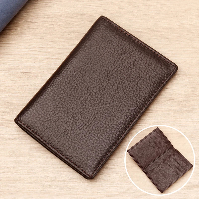 Genuine Leather Card Wallet – Elegance and Organization for Men! 💼