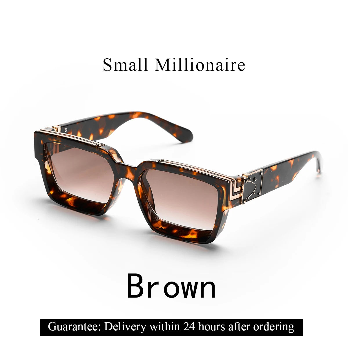 Óculos de Sol Millionaire Retro – Luxo e Estilo Atemporal para Homens e Mulheres! 🕶️